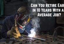 Retiring Early on Average Income in 10 Years