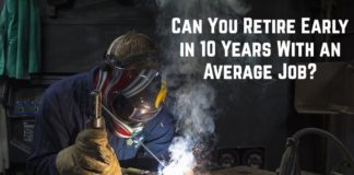 Retiring Early on Average Income in 10 Years