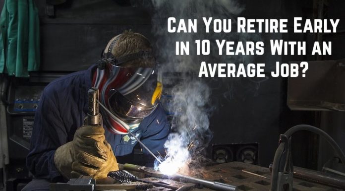 Retiring Early on Average Income in 10 Years