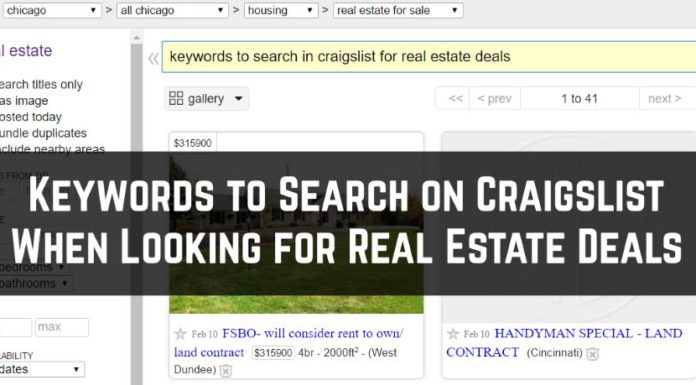 Craigslist Real Estate Deals