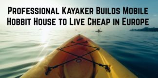 Professional Kayaker Builds Hobbit House to Live Cheap in Europe